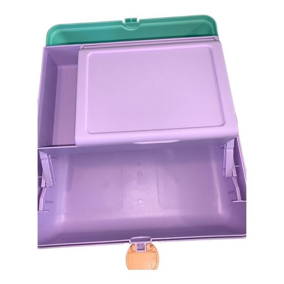 Vintage 1980 Caboodles On-the-Go Makeup Organizer Case Multiple Compartments EUC - Picture 13 of 15